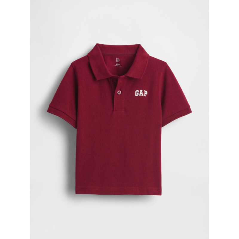 V-FRCH SS LOGO PIQUE POLO RED DELICIOUS
