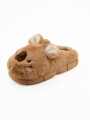 PANTUFLA BEIGE OSCURO