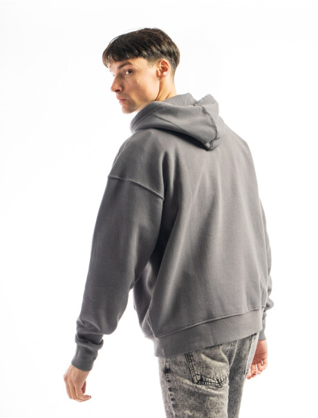 Canguro de Felpa Oversized California Gris Topo