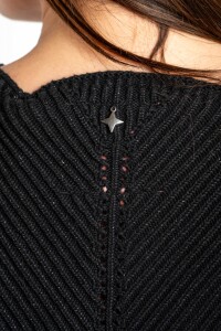 Chaleco Botones Negro