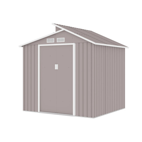 CASITA DE JARDIN ACERO GRIS CLIO