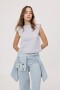 REMERA BOLDA Gris Melange