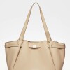 Bolso Marble en efecto cuero graneado Vison