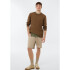 CAMISETA ML MASC MARROM ESCURO