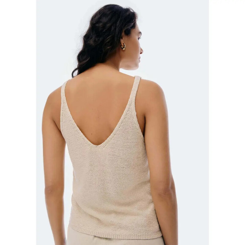 BLUSA SM FEM CAQUI CLARO