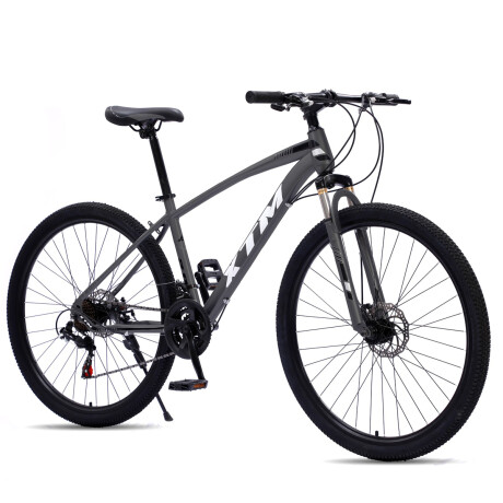 BICICLETA MONTAÑA RODADO 29 CON AMORTIGUADORES Y COMPONENTES SHIMANO - 21 CAMBIOS GRIS