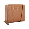 Small Leather Goods Fleura Zip Around Brandy