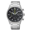 Reloj Seiko SSB419P1 para hombre con correa de acero Negro