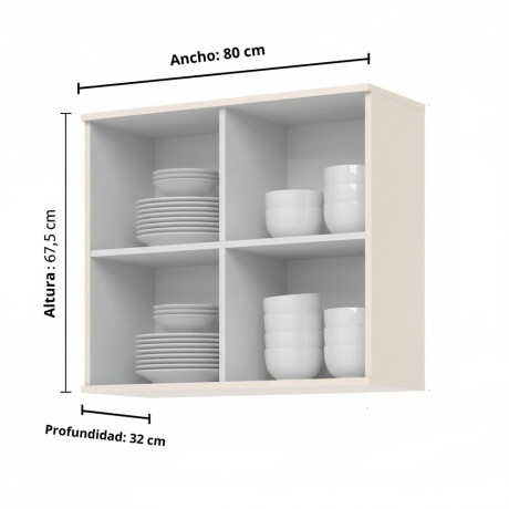 AÉREO 2 PUERTAS EN VIDRIO ALACENA CON ESTANTES AÉREO 2 PUERTAS EN VIDRIO ALACENA CON ESTANTES