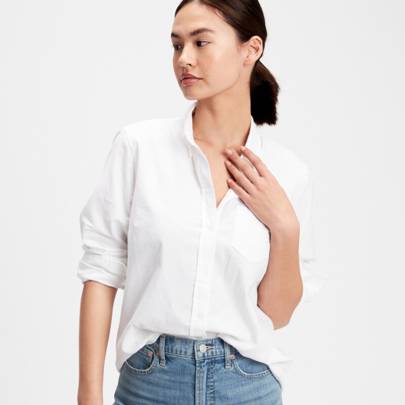 V-FRCH FITTED OXFORD OPTIC WHITE