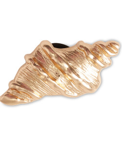Jibbitz™ Charm Gold Sea Shell Multicolor