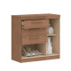 Cómoda Lille 3 Cajones 1 Puerta con Zapatero Macadamia | 93,8 x 92,5 cm Cómoda Lille 3 Cajones 1 Puerta con Zapatero Macadamia | 93,8 x 92,5 cm