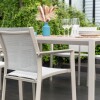 Mesa De Aluminio Para Jardín - Urbanite - 160x90 Beige