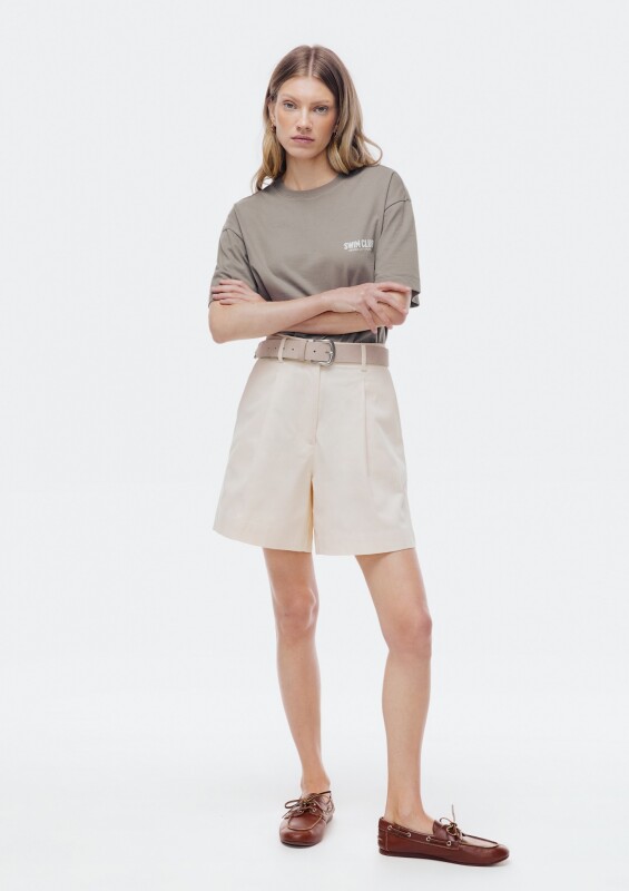 CAMISETA MM FEM CINZA