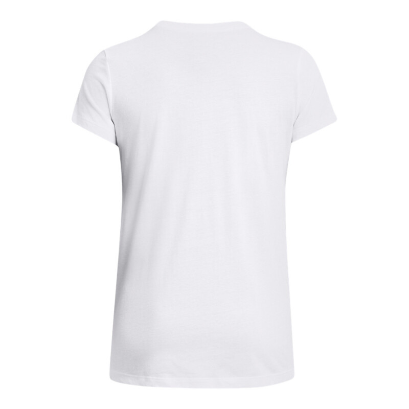 UA W SPORTSTYLE LOGO SS-RED WHT-111