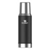 Set Stanley Termo Tapa Mate 2 En 1 800ml + Bombilla Acero Inoxidable Aislado Negro