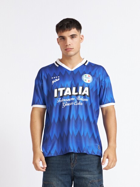 REMERA ITALIA AZUL