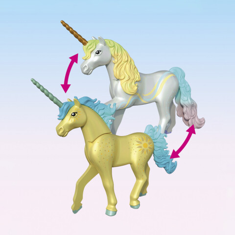Unicornio y Hada en el Bosque Playmobil 24 Piezas U