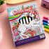 Set de Arte Infantil para Colorear con 6 Marcadores Blanco 1