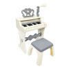 Piano órgano infantil con micrófono y banquito Piano órgano infantil con micrófono y banquito