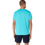 Polo Running Asics Silver SS Top Hombre Energy Aqua
