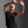 Polo Running Light Speed Tech Tee Mujer Black/black Reflective