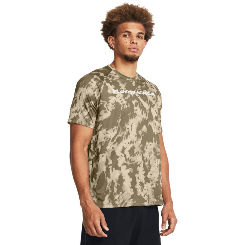 UA TECH ABC CAMO SS-BRN BRN-289