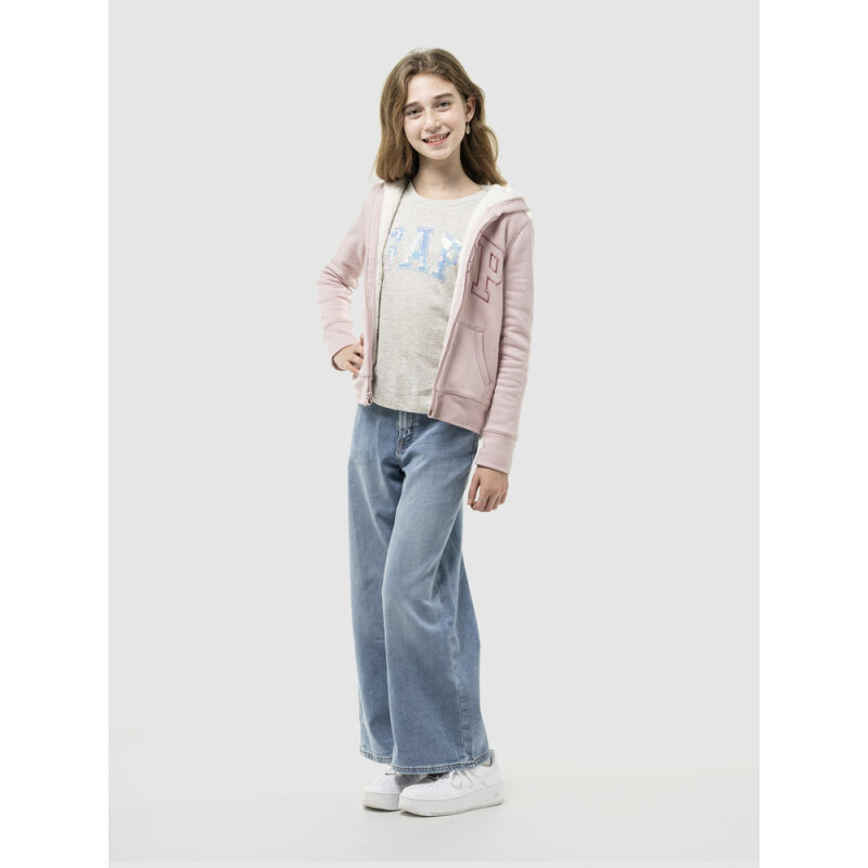 V-HR WIDE LT KNIT LIKE LIGHT WASH