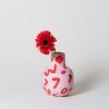 Florero de cerámica Rosa Leopardo Altura 16cm Que Rico Florero De Cerámica Rosa Leopardo Altura 16cm Que Rico