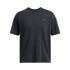 UA M HW OS LOGO WASH SS-GRN BLK-001
