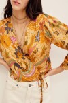 CAMISA WRAP BALI Mostaza