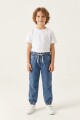 Jogger de jean con cortes JEAN MEDIO