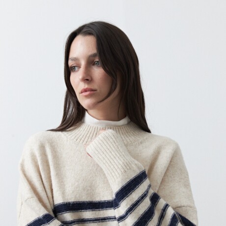 POLERA CROW Azul Marino