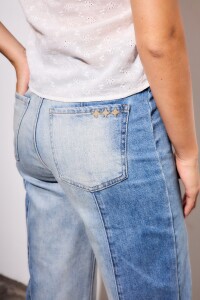 Jean Combinado Denim