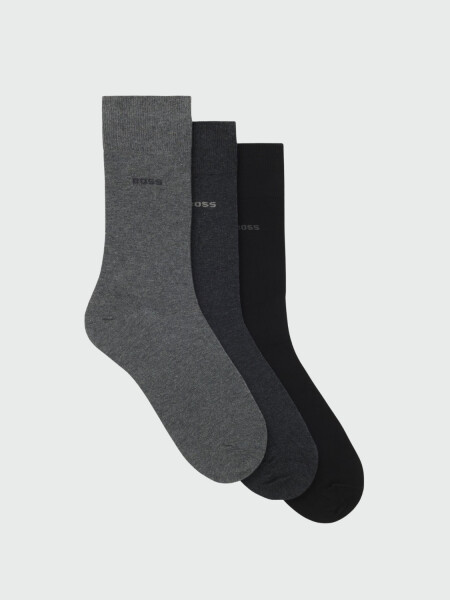 BOSS - Pack De 3 Medias Uni Surtido