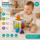 Cubo Sensorial Bebé Juguete Didactico Montessori Motricidad Cubo Sensorial Bebé Juguete Didactico Montessori Motricidad