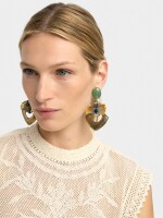 Pendientes Maxi Geométricos multicolor