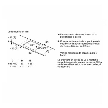 Anafe de inducción Flex Bosch PXJ675HC1E Anafe de inducción Flex Bosch PXJ675HC1E