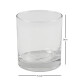 Set X2 Vaso 330ml 9x7,5cm TRANSPARENTE