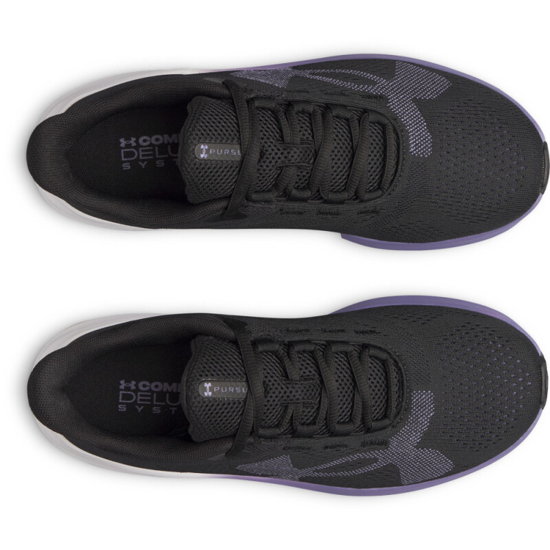UA W Charged Pursuit 4 BL-GRN BLK-004