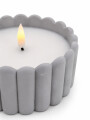 VELA LED DECORATIVA GRIS