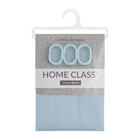 Cortina de Baño Home Class Dobby con Argollas 180 x 180 cm MENTA