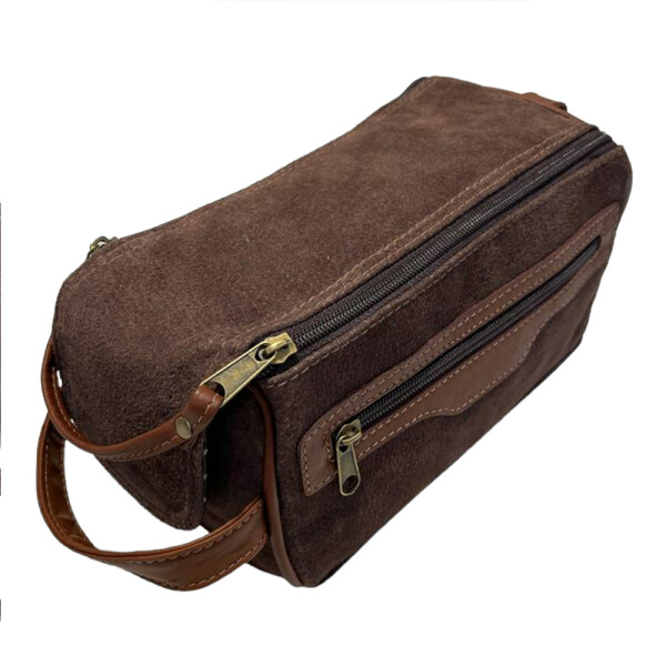 Neceser cuero chili Marron