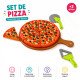 Pizza Juguete Infantil Cortar Cocina Alimentos Recreativo Pizza Juguete Infantil Cortar Cocina Alimentos Recreativo