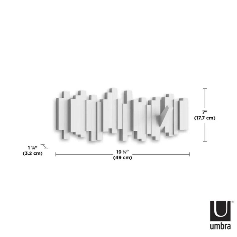 Perchero de Pared Tina Umbra - Blanco Perchero de Pared Tina Umbra - Blanco