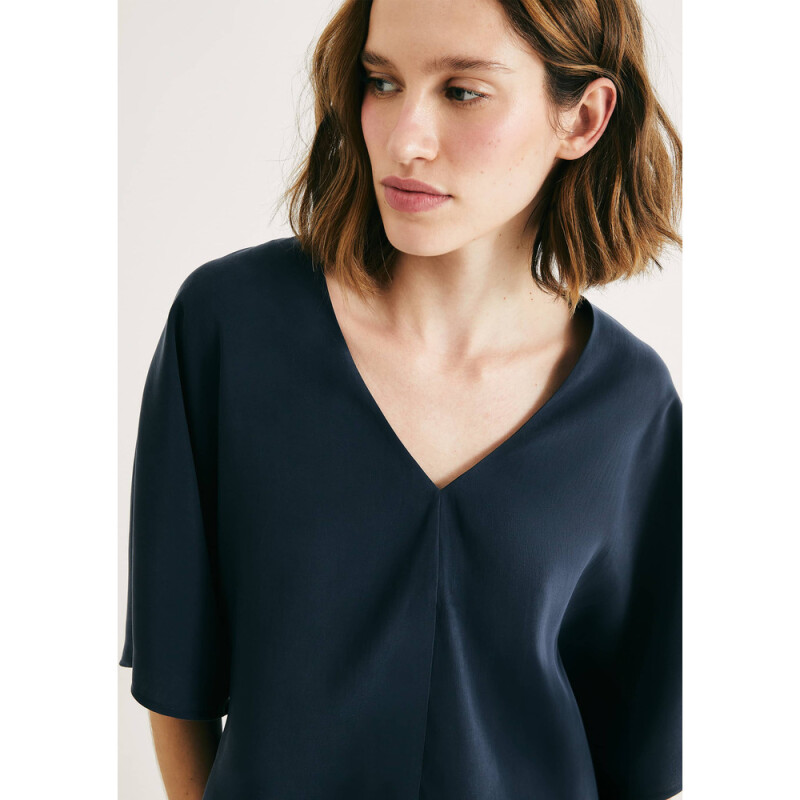 BLUSA MM FEM AZUL MARINHO