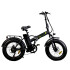 Bicicleta Electrica Gogreen Compact Pro Plegabl R20 350W 48V Variante Color Negro
