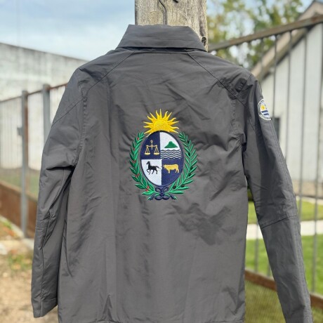 Campera Taslon Escudo Nacional Gris