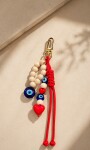 CARTERA ELIZABETH CON LLAVERO DE REGALO WISHES TOPO CLARO