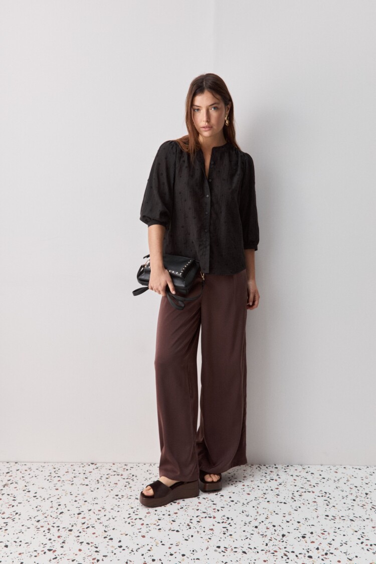 CAMISA SOLAR Negro